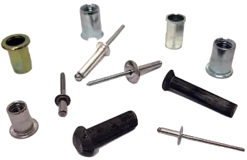 Nýty trahcí, plné, nýtovycí matky a nýtovací nástroje